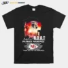 Patrick Mahomes Goat Thank You For The Memories Signature Unisex T-Shirt