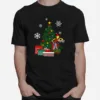 Paw Rugg Around The Christmas Tree Hillbilly Bears Unisex T-Shirt