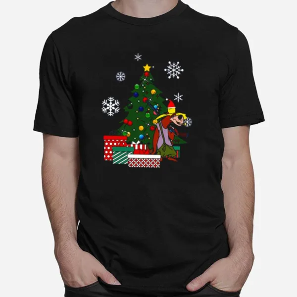 Paw Rugg Around The Christmas Tree Hillbilly Bears Unisex T-Shirt