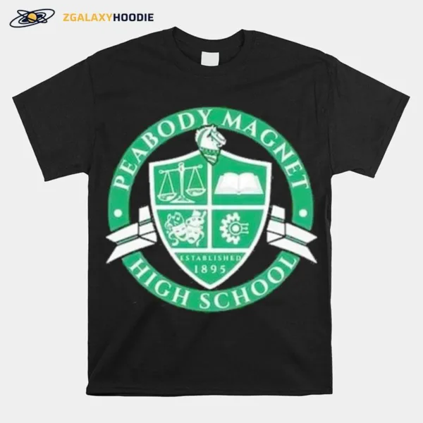 Peabody Magnet High School Established 1895 Logo Unisex T-Shirt