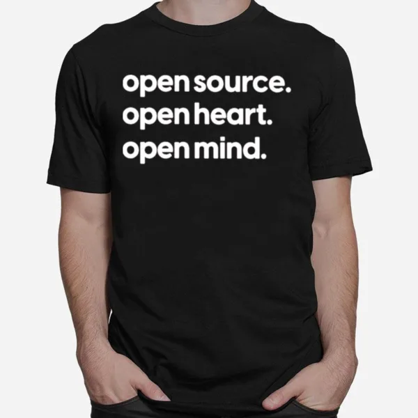 Peer Richelsen Open Source Open Heart Open Mind Unisex T-Shirt