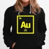 Periodic Table Of Elements 79 Au Gold 196.967 Unisex T-Shirt