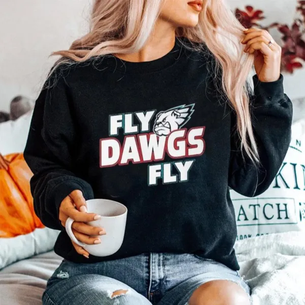 Philadelphia Eagles And Georgia Bulldogs Fly Dawgs Fly Unisex T-Shirt