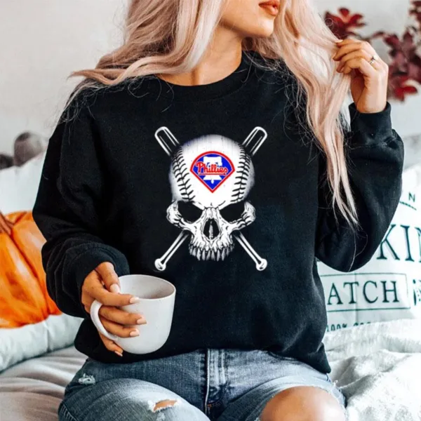 Philadelphia Phillies Skull Unisex T-Shirt