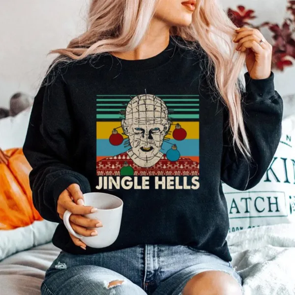 Pinhead Light Jingle Hells Horror Movie Halloween Hellraiser Unisex T-Shirt