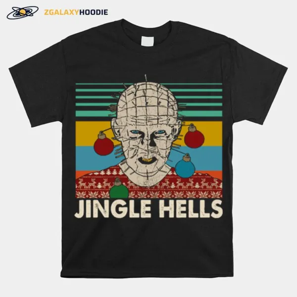 Pinhead Light Jingle Hells Horror Movie Halloween Hellraiser Unisex T-Shirt