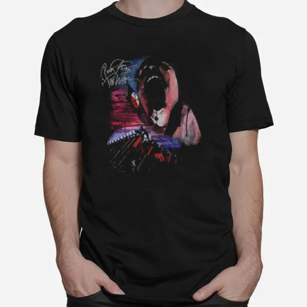 Pink Floyd The Wall Dave Gilmour Roger Waters Official Unisex T-Shirt