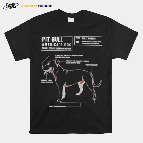 Pit Bull Kennel To Couch America? Dog Unisex T-Shirt