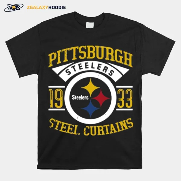 Pittsburgh Steelers 1933 Steel Curtains Unisex T-Shirt