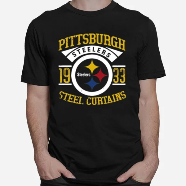 Pittsburgh Steelers 1933 Steel Curtains Unisex T-Shirt