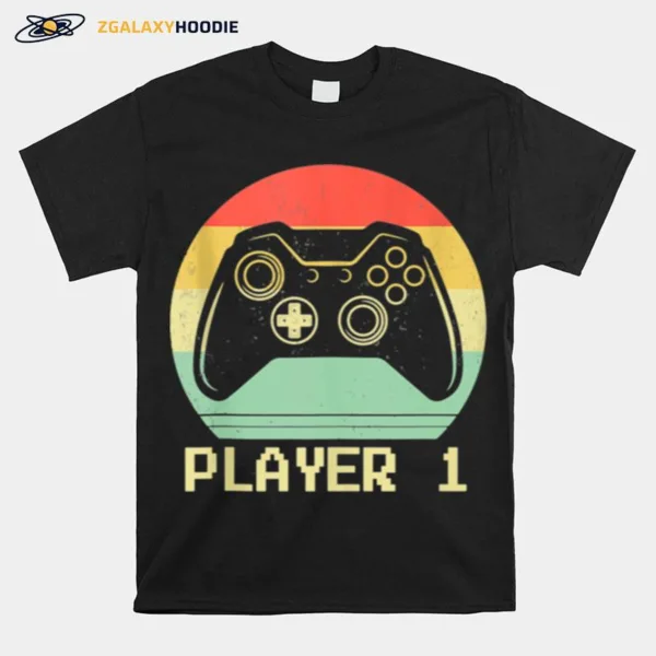 Player 1 Player 2 Video Game Gaming Unisex T-Shirt