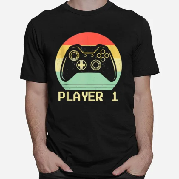 Player 1 Player 2 Video Game Gaming Unisex T-Shirt