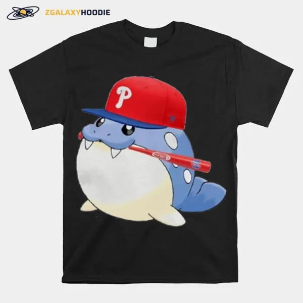 Pokemon Spheal Philadelphia Phillies Baseball Unisex T-Shirt