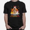 Poodle Happy Hallothanksmas Halloween Thanksgiving Christmas Unisex T-Shirt