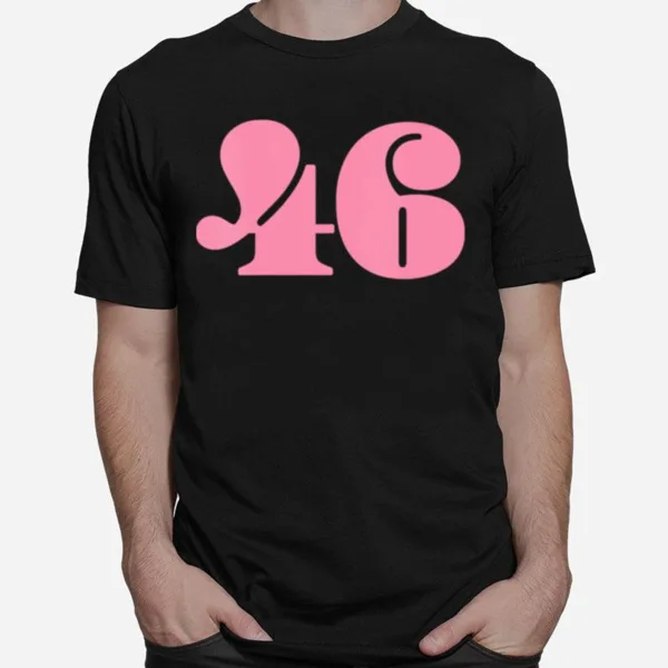 President 46 Number Pink Trump Biden Election Unisex T-Shirt