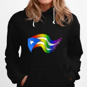 Pride Puertorican Pride Flag Unisex T-Shirt