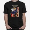 Proud Chef American Flag Love Chef Job Unisex T-Shirt
