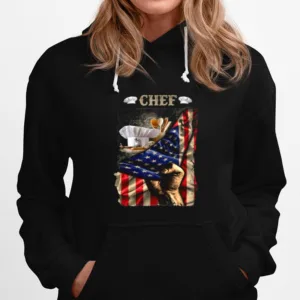 Proud Chef American Flag Love Chef Job Unisex T-Shirt