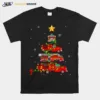 Proud To Be A Firefighter Fire Truck Christmas Tree Xmas Unisex T-Shirt