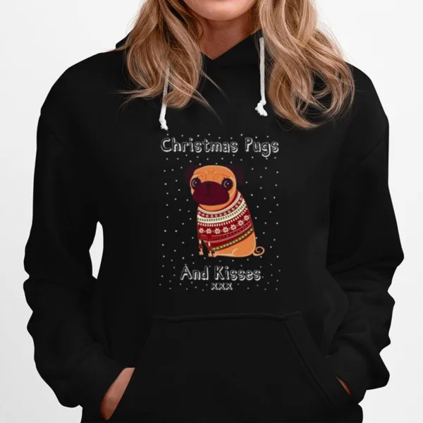 Pugs And Kisses Men? Christmas Unisex T-Shirt