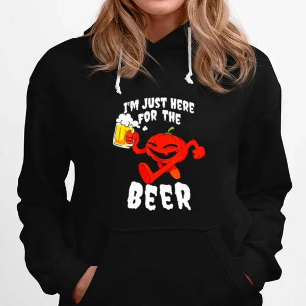 Pumpkin I? Just Here For The Beer Halloween Unisex T-Shirt