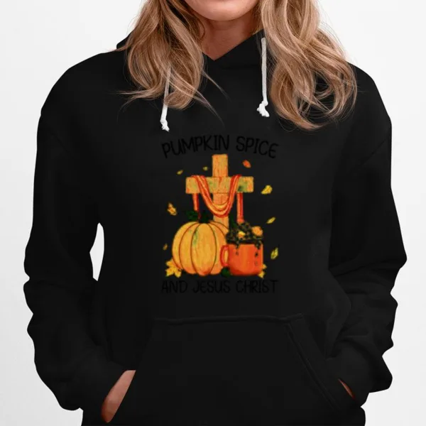 Pumpkin Spice And Jesus Christ Halloween Unisex T-Shirt