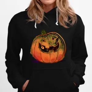 Pumpkin Spice Kitty Cat Halloween Unisex T-Shirt