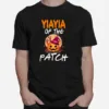 Pumpkin Yiayia Of The Patch Funny Matching Party Halloween Unisex T-Shirt