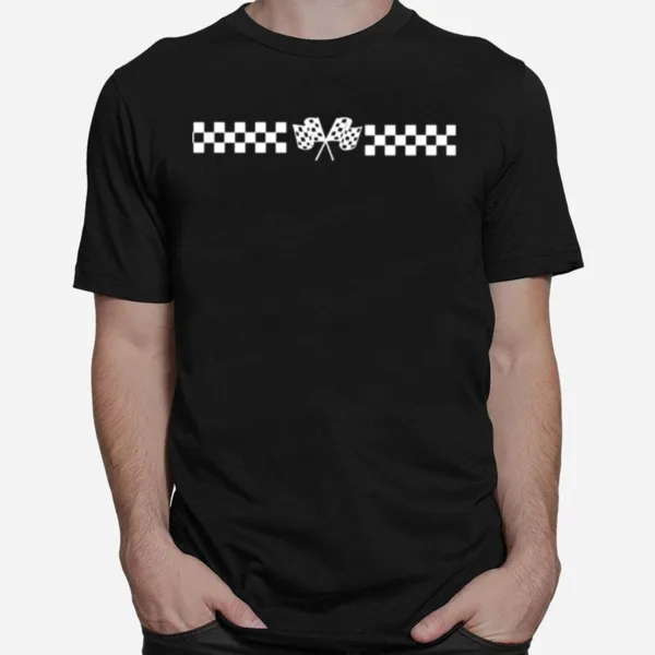 Racing Checkered Flag Racing Unisex T-Shirt