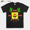 Reindeer Antlers Christmas Spongebob In X Mas Unisex T-Shirt