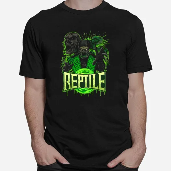 Reptile Green Art Mortal Kombat Unisex T-Shirt