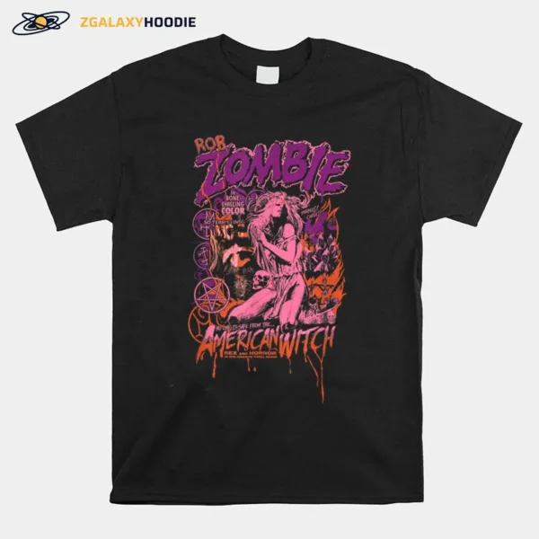 Rob Zombie   American Witch Pastel Unisex T-Shirt