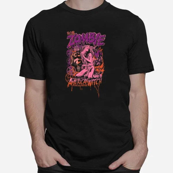 Rob Zombie   American Witch Pastel Unisex T-Shirt