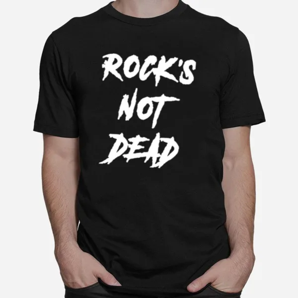 Rocks Not Dead Rolling Stones Music Retro Rock Band Acdc 90S Unisex T-Shirt