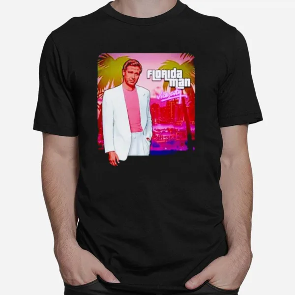 Ron DeSantis Florida Man Vice City T shirt Unisex T-Shirt