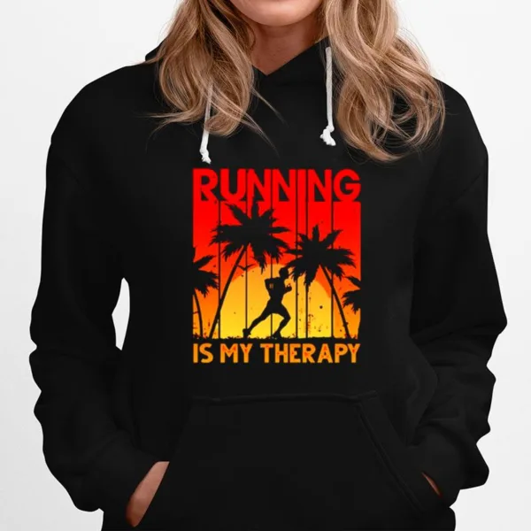 Running Is My Therapy Unisex T-Shirt