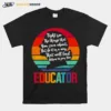 Ruth Bader Ginsburg Fight For The Things That You Care About Educator Vintage Unisex T-Shirt