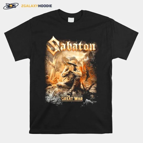 Sabaton The Great War Rock Band Design Unisex T-Shirt