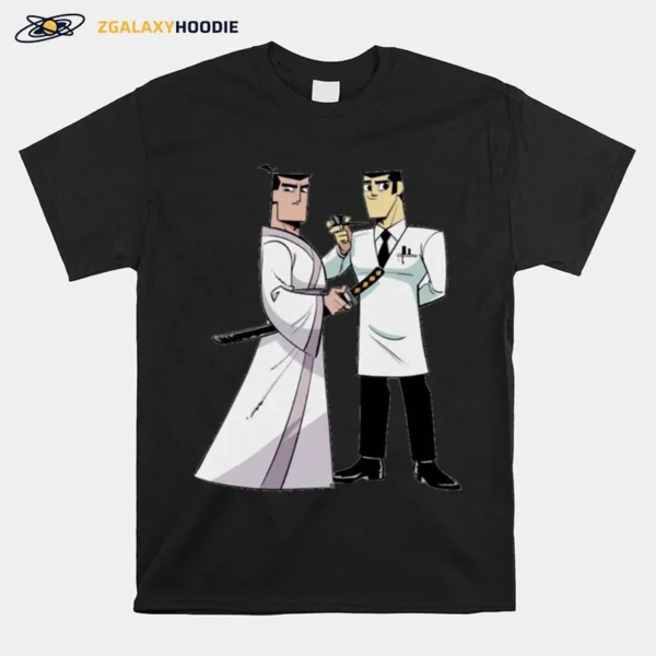 Samurai Jack And Utonium Unisex T-Shirt