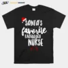 Santa? Favorite Radiology Nurse Christmas Unisex T-Shirt