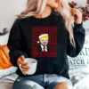 Santa Isnt Real Fake News Trump Wear Hat Santa Christmas Unisex T-Shirt