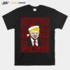 Santa Isnt Real Fake News Trump Wear Hat Santa Christmas Unisex T-Shirt