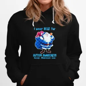 Santa Wear Bive For Autism Awareness Accept Understand Love Unisex T-Shirt