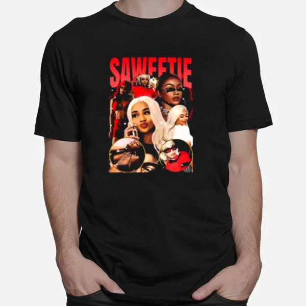 Saweetie Rapper Vintage 90S Unisex T-Shirt