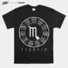 Scorpio Zodiac Sign Horoscope Symbol Astrological Signs Unisex T-Shirt