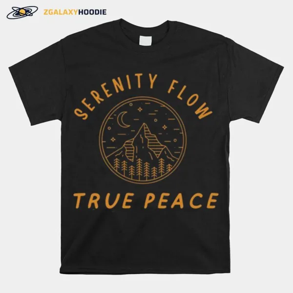 Serenity Flow True Peace Landscape Unisex T-Shirt