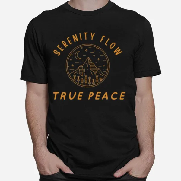 Serenity Flow True Peace Landscape Unisex T-Shirt