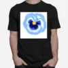 Single Blue Pansy Close Up Classic Unisex T-Shirt