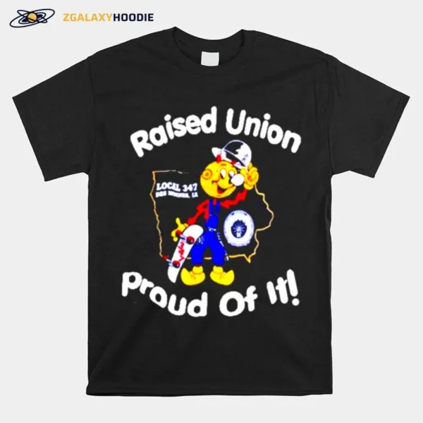 Skateboarding Raised Union Proud Of I Unisex T-Shirt