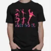 Skating Flowers Just Do It Unisex T-Shirt